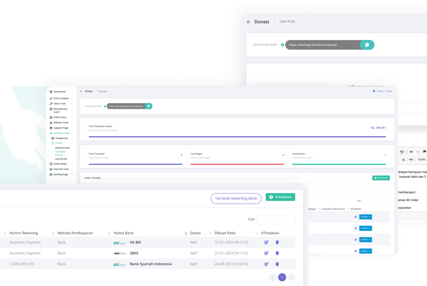 Donasi Dashboard