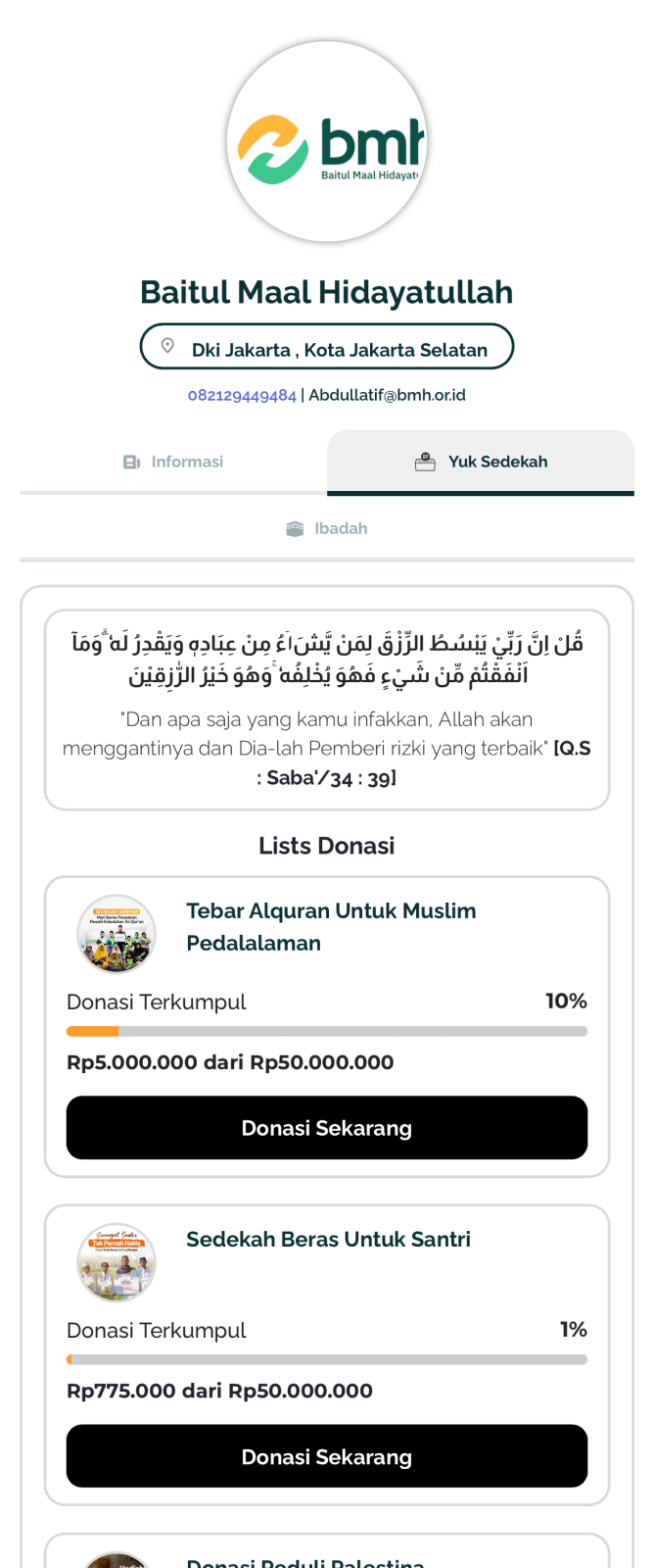 BMH Donation