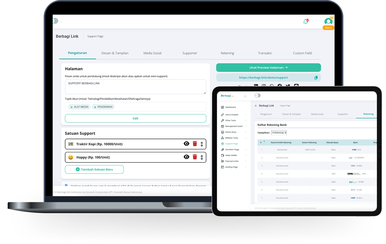 Dashboard Preview