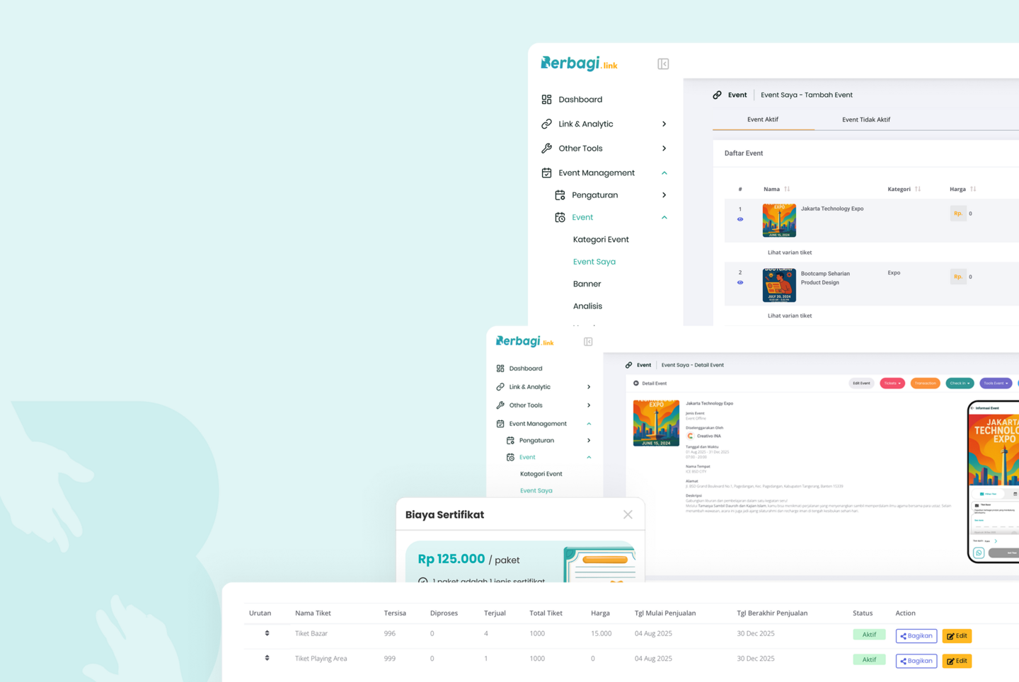 Event Management Dashboard