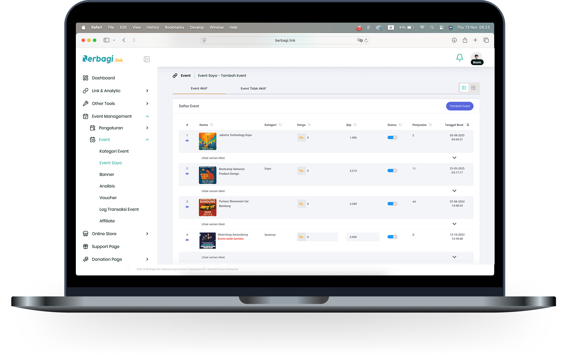 Dashboard Preview